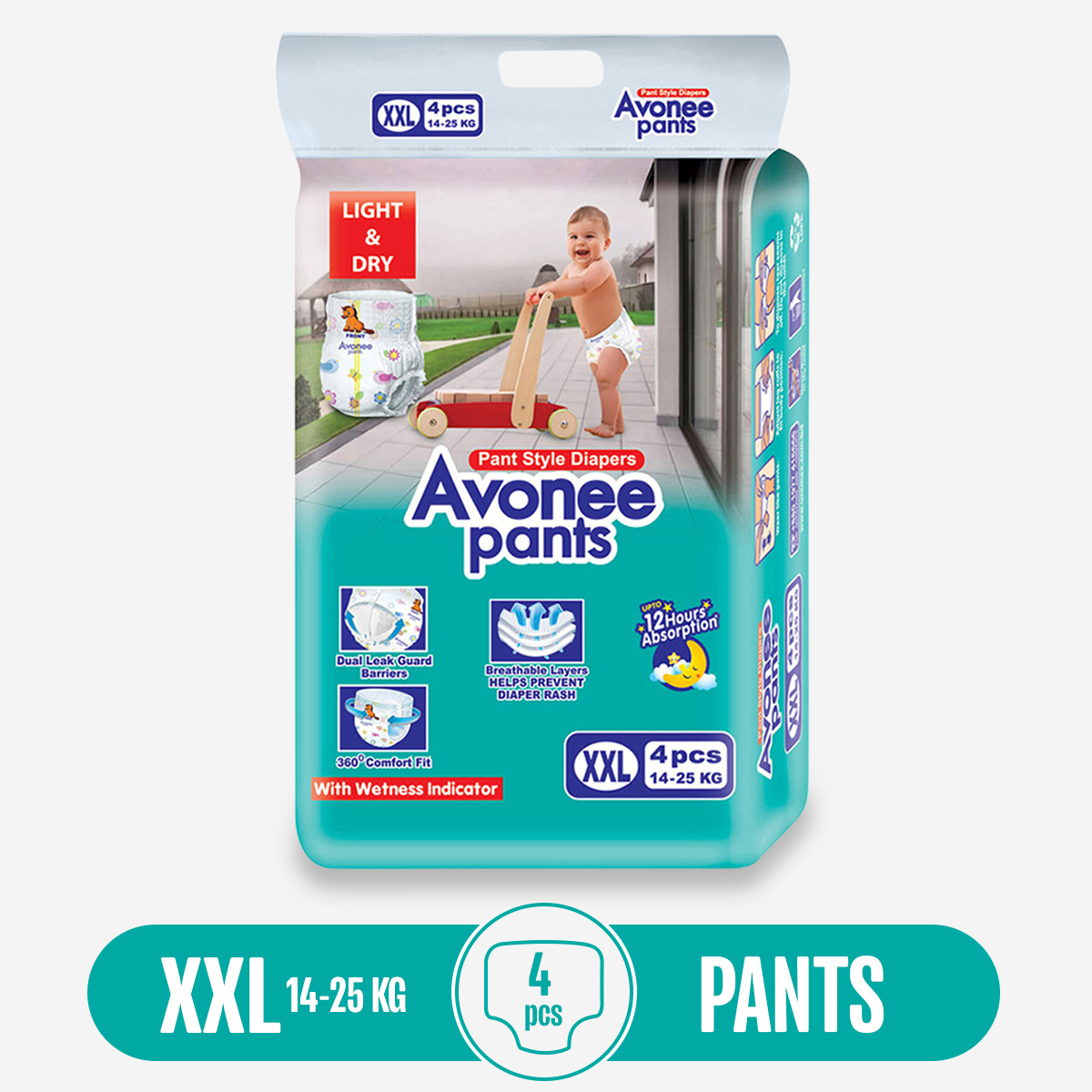 Avonee Pants XXL (14–25 kg) – 4 pcs